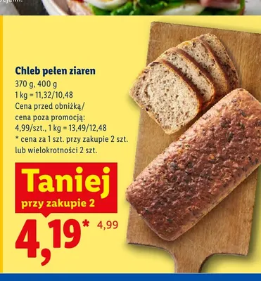 Chleb pełen ziaren promocja w Lidl