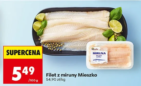 Filet z miruny promocja w Biedronka