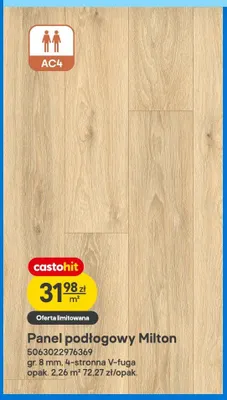 Panel podłogowy Milton 8 mm AC4 promocja w Castorama