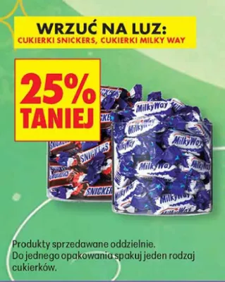 Cukierki Snickers na wagę promocja w Biedronka
