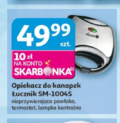 Opiekacz do kanapek Łucznik SM-1004S promocja w Auchan