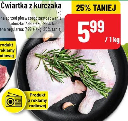 Ćwiartka z kurczaka promocja w POLOmarket