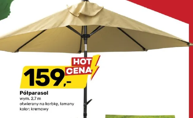 Półparasol promocja w Bricomarche