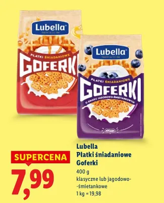 Płatki śniadaniowe Goferki klasyczne promocja w Lidl