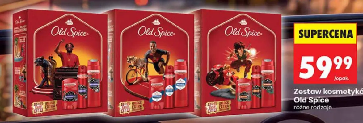 Zestaw kosmetyków Old Spice promocja w Biedronka