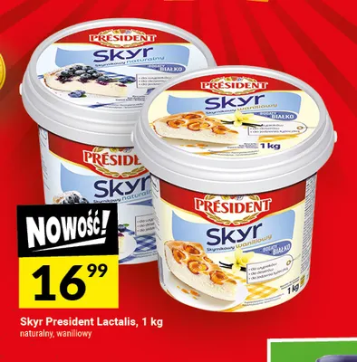 Skyr President waniliowy promocja w Twój Market