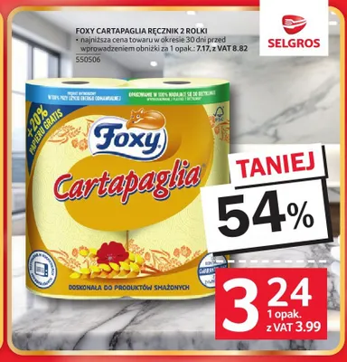 Ręcznik papierowy Foxy Cartapaglia promocja w Selgros
