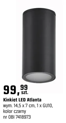 Kinkiet LED Atlanta promocja w OBI
