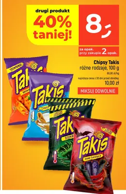 Chipsy Takis Blue Heat promocja w Dealz