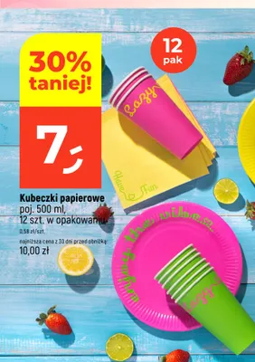 Kubeczki papierowe 12-pak 500 ml promocja w Dealz