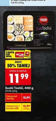 Sushi Toshii promocja w Biedronka