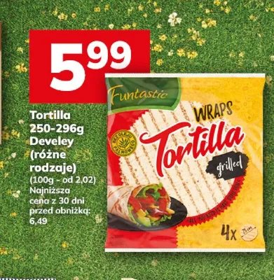 Tortilla z serem Develey promocja w Hitpol
