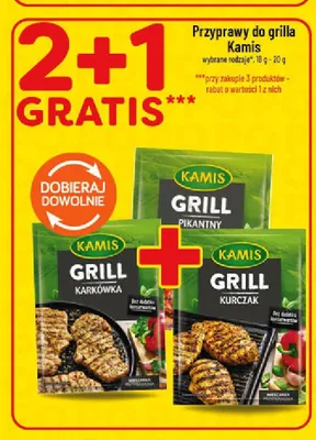 Przyprawa do grilla Kamis Kurczak promocja w POLOmarket
