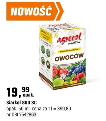 Siarkol 800 SC promocja w OBI