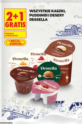 Kaszki, puddingi i desery Dessella promocja w Biedronka