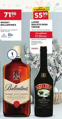 Likier Baileys Irish Cream promocja w Stokrotka