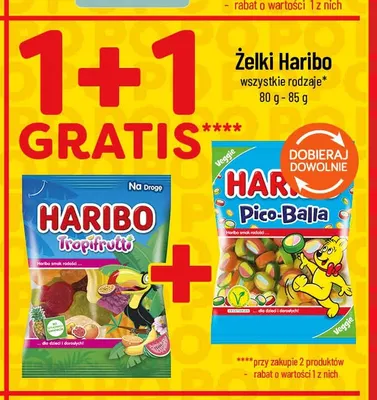 Żelki Haribo Tropifrutti promocja w POLOmarket