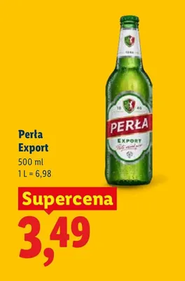 Piwo Perła Export promocja w Lidl