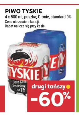 Piwo Tyskie Gronie 4-pak promocja w Stokrotka