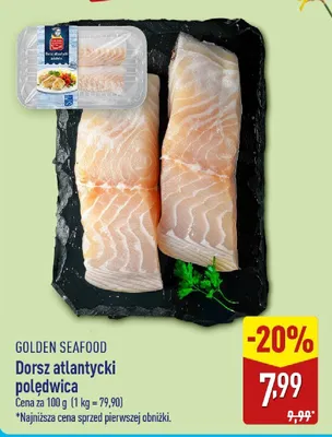 Dorsz atlantycki polędwica promocja w Aldi