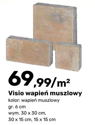 Wapień muszlowy Visio promocja w Bricomarche