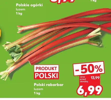 Rabarbar polski promocja w Kaufland