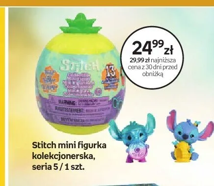 Stitch mini figurka kolekcjonerska seria 5 promocja w Empik