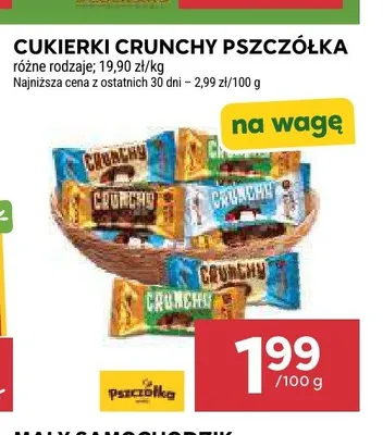 Cukierki Crunchy Pszczółka promocja w Stokrotka
