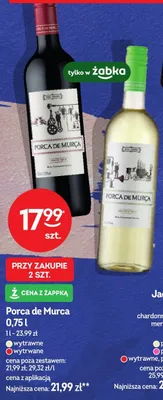 Wino wytrawne promocja w Żabka