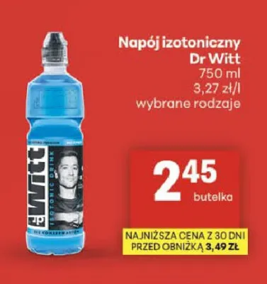 Napój izotoniczny Dr Witt promocja w Delikatesy Centrum