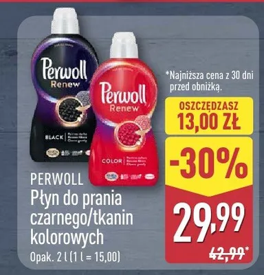 Płyn do prania czarnego 2 l promocja w Aldi