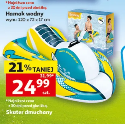 Skuter dmuchany promocja w Auchan