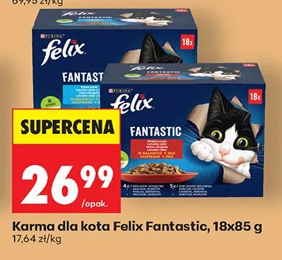 Karma dla kota Fantastic promocja w Biedronka