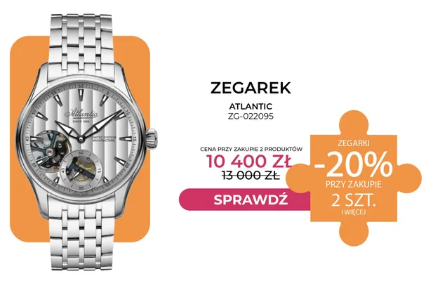 Zegarek Atlantic ZG-022095 promocja w Briju