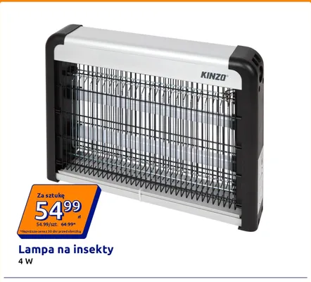 Lampa na insekty Kinzo 4W promocja w Action