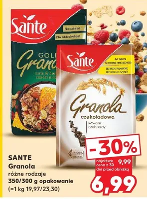 Granola różne rodzaje promocja w Kaufland