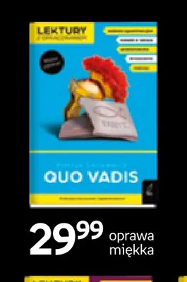 Książka Quo Vadis oprawa miękka Wilga promocja w Empik