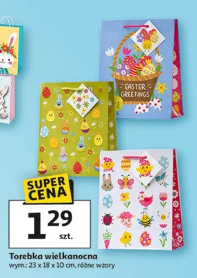 Torebka wielkanocna promocja w Auchan