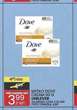 Mydło w kostce Dove Cream promocja w Wafelek