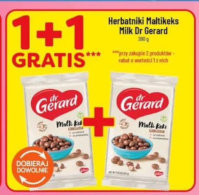 Herbatniki Maltikeks Milk Dr Gerard promocja w POLOmarket