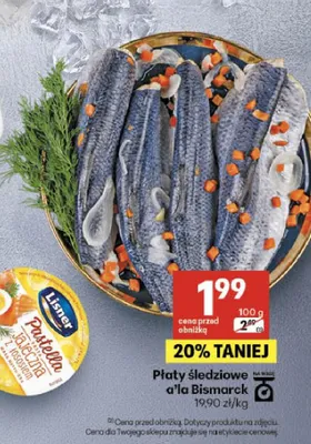 Płaty śledziowe a'la Bismarck promocja w Delikatesy Centrum
