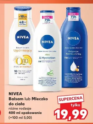 Balsam do ciała Nivea Aloe & Hydration promocja w Kaufland