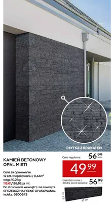Kamień betonowy opal misti promocja w Abra Meble