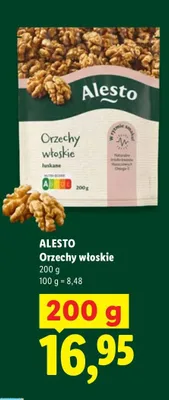 Orzechy włoskie Alesto promocja w Lidl
