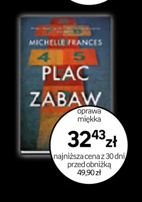 Książka Plac zabaw Michelle Frances promocja w Empik