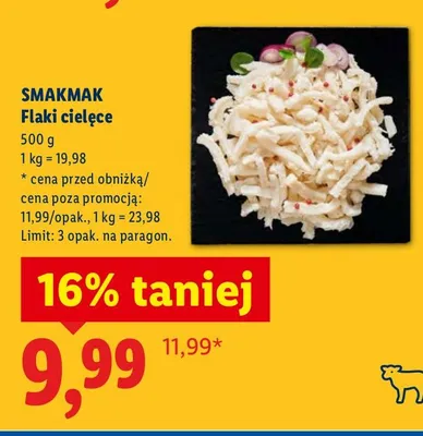 Flaki cielęce promocja w Lidl
