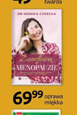 Książka Z czułością o menopauzie Dr Monika Czerska oprawa miękka promocja w Empik