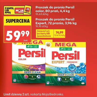 Proszek do prania Persil promocja w Biedronka