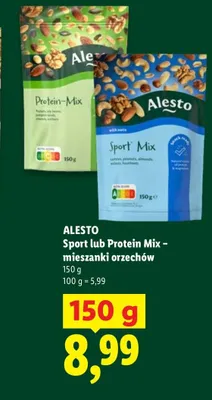 Mieszanka orzechów Sport Mix Alesto promocja w Lidl