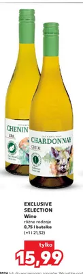 Wino białe Exclusive Selection Chenin RPA promocja w Kaufland